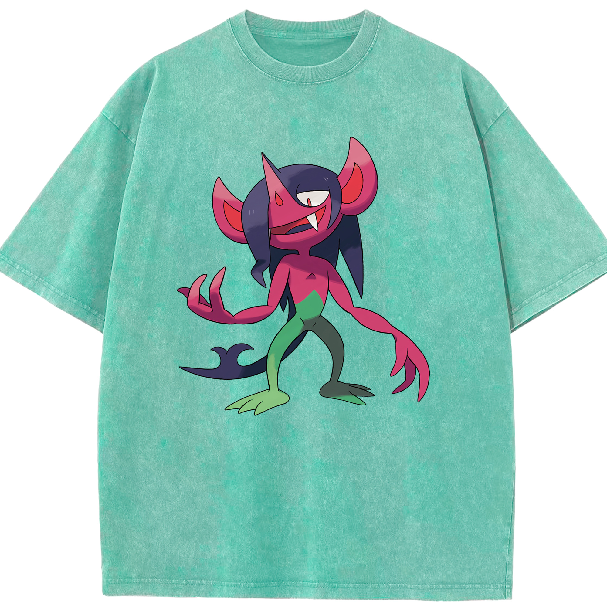 （画像用） ポケットモンスター Pokémon 綿100% ヴィンテージ風 半袖Tシャツ（フロントプリント）